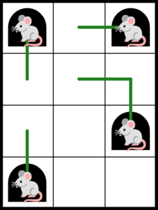 Path endpoint faces a mouse instead of another endpoint.